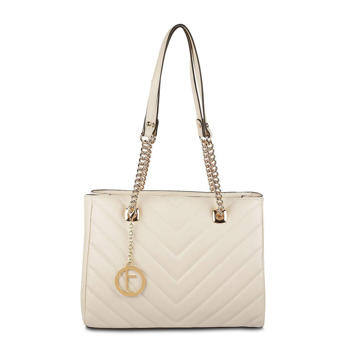Tresmode Beige Premium Vegan Friendly Leather Women’s HandBag