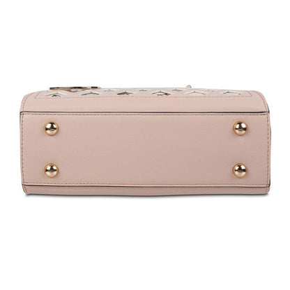 Tresmode Pink Womens Sling Bag With Detachable Straps