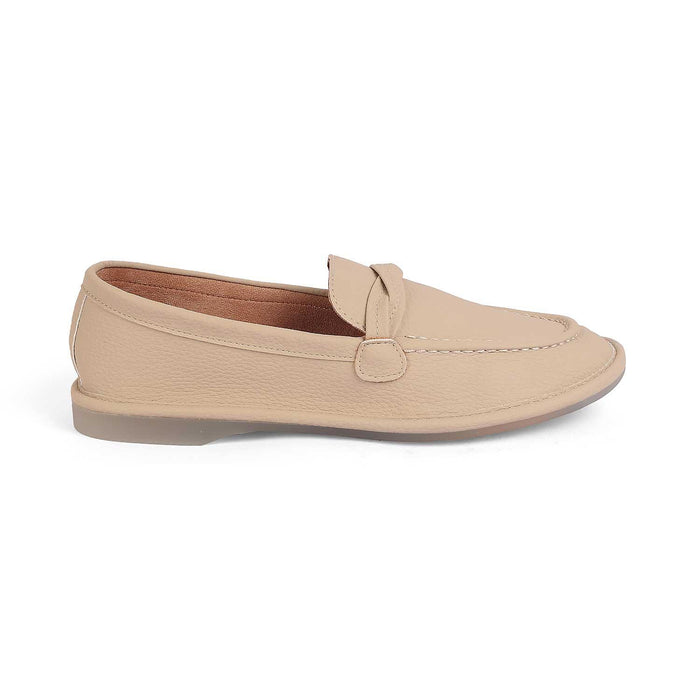 Yorko Beige Women's Loafers Tresmode