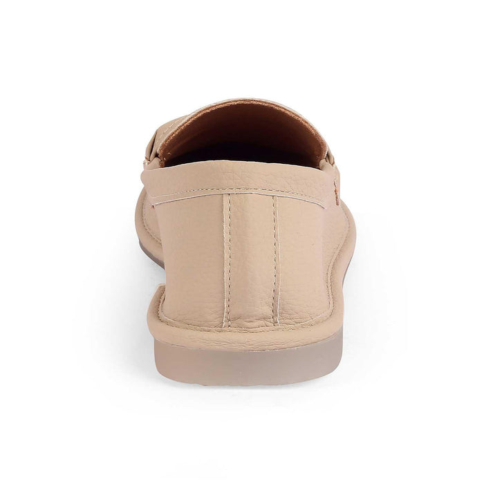 Yorko Beige Women's Vegan-Friendly Loafers Tresmode
