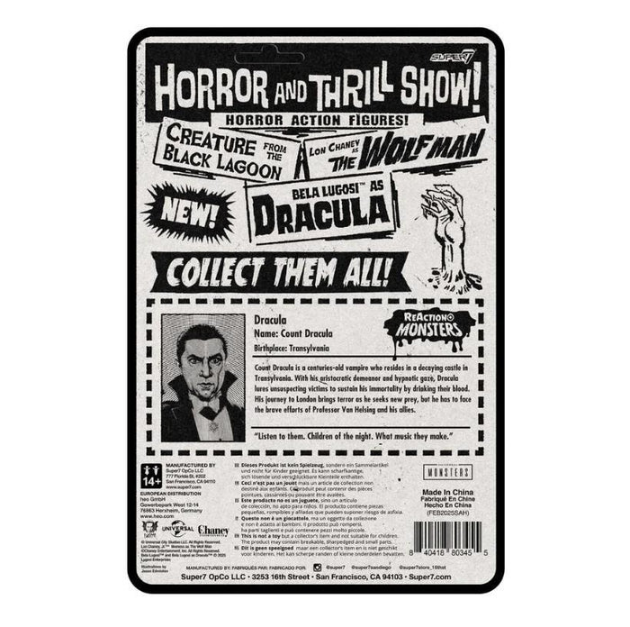 Universal Monsters ReAction+ Action Figure Wave 1 - Dracula