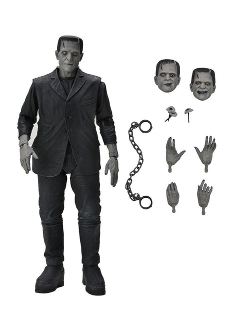 Universal Monsters Ultimate 7 Inch Scale Action Figure - Frankenstein's Monster (Black & White)
