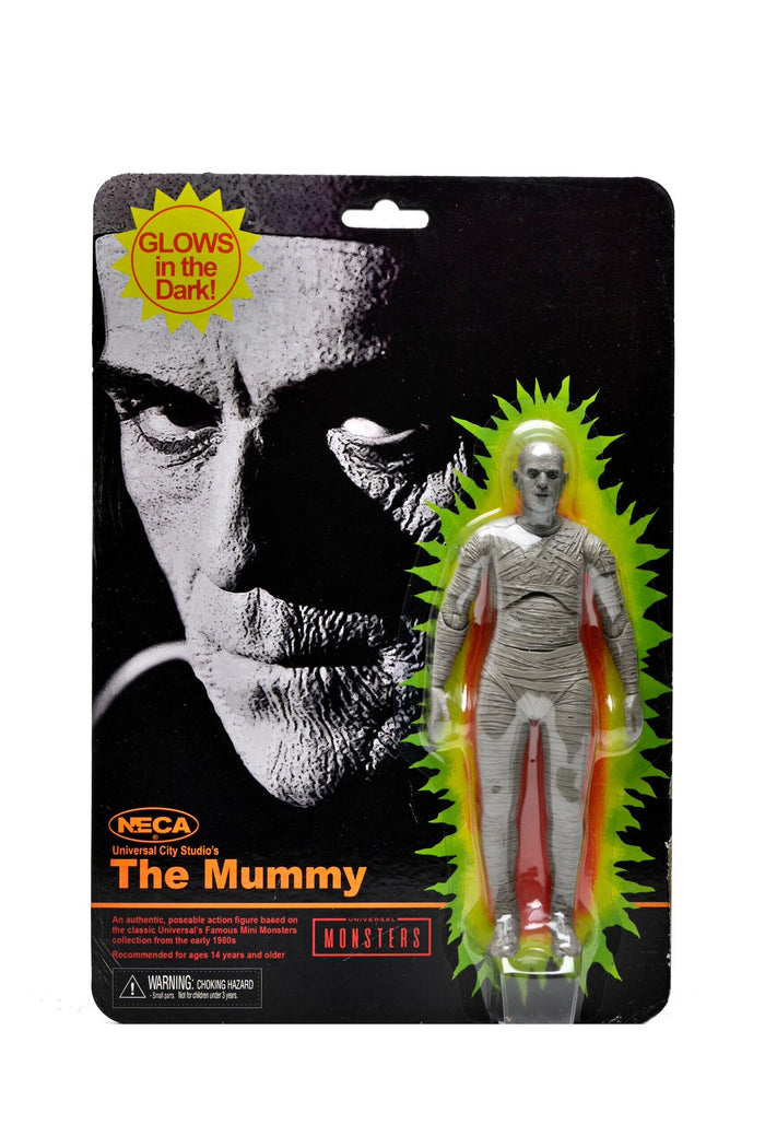 Universal Monsters Ultimate 7 Inch Scale Retro Action Figure - The Mummy (Glow In The Dark)