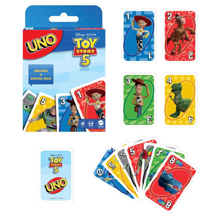 Uno Movie Card Game - Toy Story 5