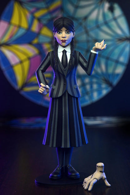 Wednesday Toony Terrors 6 Inch Scale Action Figure Series 1 - Wednesday (Nevermore Academy)